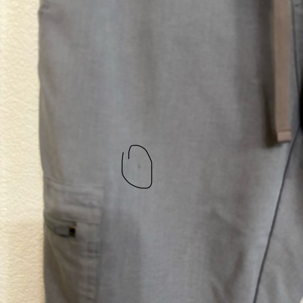 FIGS Bundle Zamora Jogger Scrub Pants - Rust & Graphite Gray - Picture 7 of 15